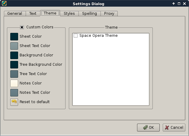 Setting the Solarized colours